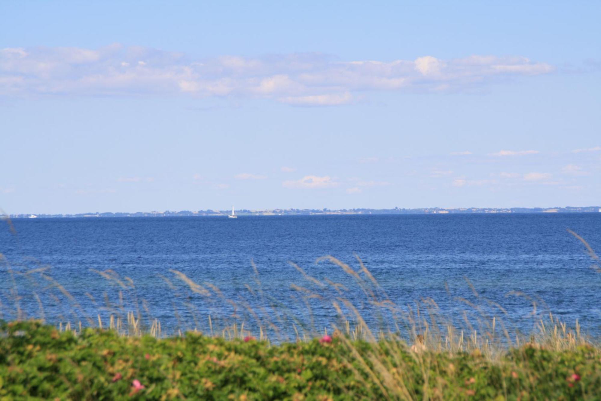 Ferienwohnung Urlaub mit Ostseeblick, Schwimmbad, Sauna&direkte Strandlage Kronsgaard Exterior foto